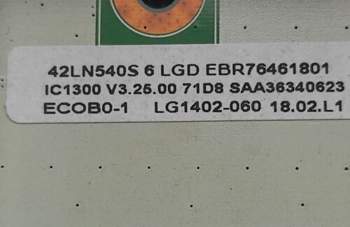 EAX64891306 (1.1) EBT62385620 EBR76461801 LG 42LN5406 42LN540V - imagine 3