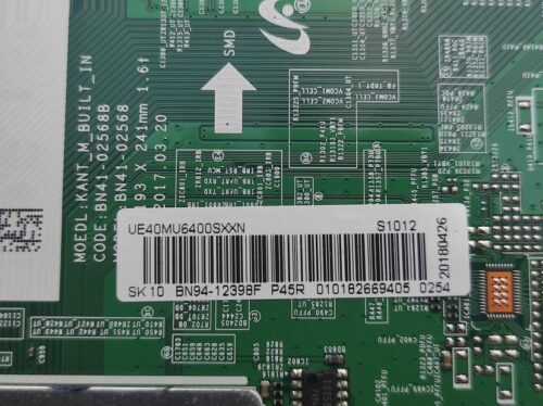 BN94-12398F (BN41-02568B) SAMSUNG UE40MU6400U Ecran Innolux 11921Y 11924F 12405A - imagine 2