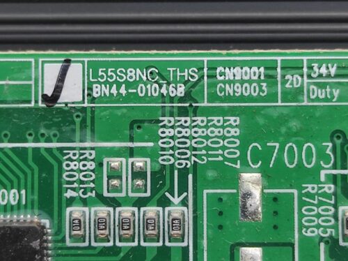 BN44-01046B L55S8NC_THS Backlight driver led/ Samsung QE55Q80AAT / CY-TA055FKHV4H - imagine 2