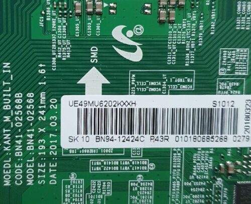 BN41-02568B BN94-12424C Samsung Ue49mu6202k - imagine 2