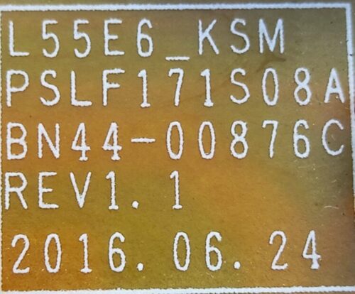 BN44-00876C L55E6_KSM PSLF171S08A Samsung - imagine 2