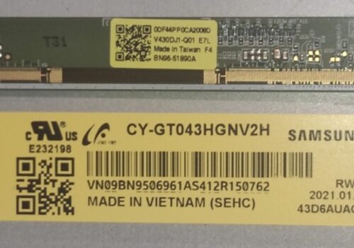 BN9651848C Samsung UE43TU7172u KANT-SU2_7000_43_WW ML41A050595A - imagine 4