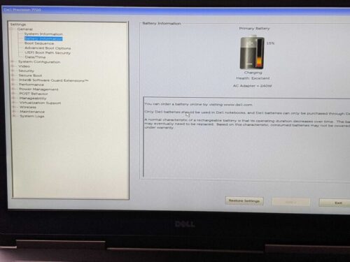 Placa de baza DELL Precision 7720 7710 LA-E321P i7-7700HQ LA-C551P - imagine 4