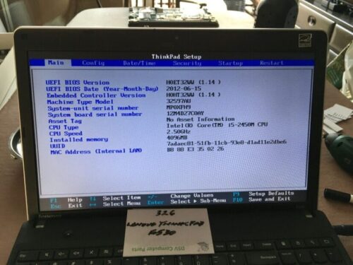 Placa de baza laptop Lenovo ThinkPad EDGE E530 E530c e535 qile2 la-8133p - imagine 3