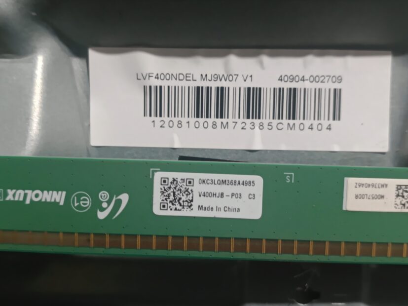 40-T950T2-MPC2HG TCL 40SF540 40SF540K 40SF540X1 V400HJB-P03 C3 - imagine 2